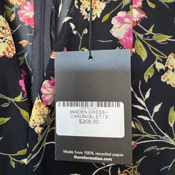 Reformation Maiden Dress in carondelet size 0 NWT - Picture 6 of 14
